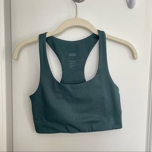 Girlfriend Collective Paloma Bra in forest green